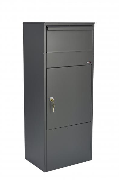 Allux 800 Paketbriefkasten in anthrazit H: 980 x B:390 x T: 280 mm